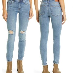 NWT Anine Bing Gabe Ripped Jeans 26